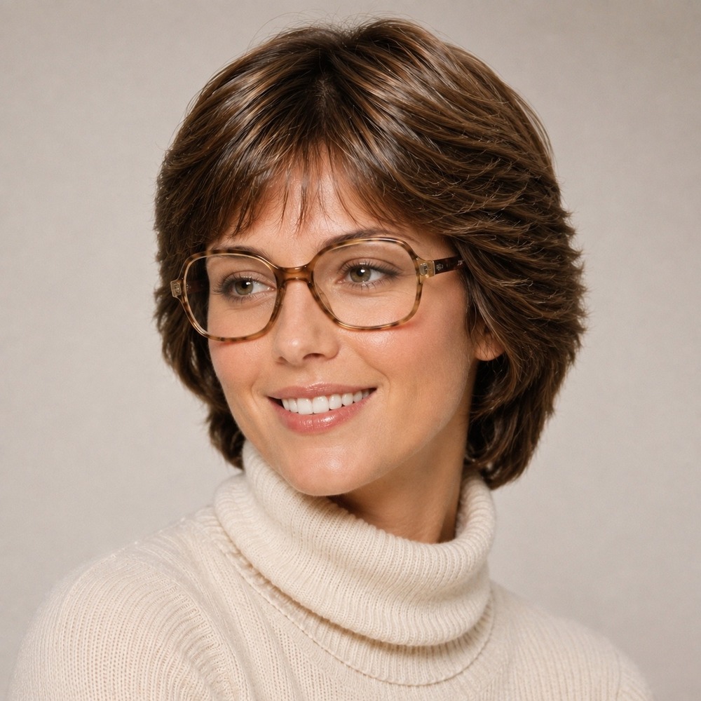 Vintage Dorothy Hamill Eyeglasses Vintage 70s Retro Nerd Costume Granny Chic